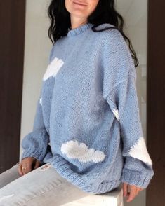 Romantic sweater with clouds. Soft and delicate sweater. Yarn: alpaca, acrylic, wool. Cozy oversized sweater. Soft and delicate to your skin. This sweater is nice and warm..) Production time: 7-10 days, fast delivery to your country. Oversized Hand Knitted Blue Sweater, Oversized Blue Hand Knitted Sweater, Oversized Hand-knitted Blue Sweater, Cozy Light Blue Knitted Sweater, Cozy Blue Mohair Sweater, Blue Alpaca Long Sleeve Sweater, Blue Hand Knitted Acrylic Sweater, Blue Hand-knitted Acrylic Sweater, Hand Knitted Blue Acrylic Sweater