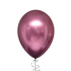 a purple balloon on a white background