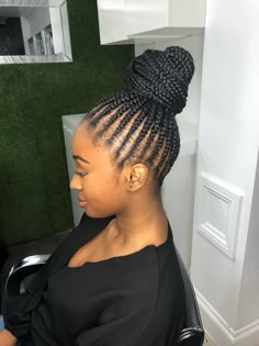 Conrows Lines And Braids Short, Small Braids Into Ponytail, Lines Braids Hairstyles, Braided Lines Hairstyles African, Braids Going Into A Ponytail, Cornrows Updo Ponytail, Lines Hairstyles African, Braids Lines Hairstyles, Braids Into Ponytail