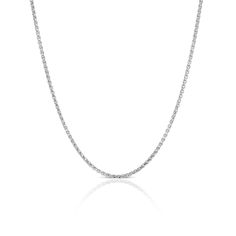 Delicate wheat chain, 1.65mm wide, in sterling silver. The perfect pairing for your favorite pendant. Classic Link Necklace With Wheat Chain, Classic Wheat Chain Necklace As Gift, Classic Wheat Chain Necklace For Gift, Classic Wheat Chain Link Necklace, White Gold Wheat Chain Link Jewelry, White Gold Link Jewelry With Wheat Chain, White Gold Jewelry With Wheat Chain Link, White Gold Wheat Chain Jewelry, Minimalist Wheat Chain Necklace For Gift