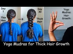 Increase Hair Volume in 30 Days - Thin Hair to Thick Hair - Yoga for Hair Growth - Hand Mudras - YouTube Yoga For Hair Growth, Yoga For Hair, Hair Growth Long, Tips For Thick Hair, Yoga Mudras, Quick Hair Growth, Hair Growth Challenge, Hand Mudras, Increase Hair Volume