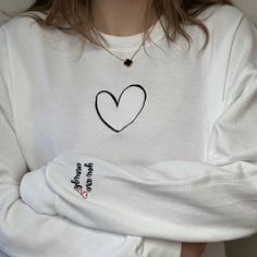 This Embroidered Sweatshirt is the perfect way to show your special someone how much you care. With a unique design and beautiful embroidery on the cuffs, it is sure to make a statement. The soft and comfortable material will keep them warm and cozy and the stylish design will make them look fashionable. This sweatshirt is the perfect gift for any occasion and is sure to be a hit with your loved one.Sizes: S, M, L, XL, 2XL, 3XLDepending on availability we may send jerzees or gildan8 oz., 50% cot Shirts Embroidery, Christian Sweatshirt, Shirt Embroidery, Embroidered Sweatshirt, You Are Enough, Embroidered Sweatshirts, Beautiful Embroidery, Text Design, Stylish Design