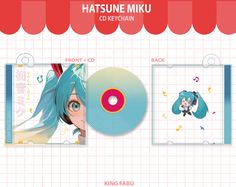 ★ [ PRE ORDER ] Hatsune Miku CD Keychain ★ ☆This is a PRE ORDER item. It will be made based on demand. The wait for this product is longer than non PRE ORDER item. Estimated wait time of this product: 1-2 months. ☆ 3 piece acrylic keychain with a removeable CD charm, mimicking a current CD ☆ Keychain inspired by Vocaloid's diva Hatsune Miku ☆ Clear Epoxy Keychain ☆7cm Hatsune Miku Keychain, Cd Keychain, Miku Keychain, Epoxy Keychain, Clear Epoxy, Acrylic Keychain, Acrylic Charms, 2 Months, Hatsune Miku