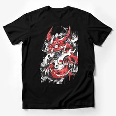 Red Dragon Graphic Tee, Men's Urban Style T-shirt, Mythical Creature Streetwear, Bold Fantasy Design Shirt, Unique Dragon Art Top Male T-Shirt Custom graphic T-Shirt.Customize your color Red Cotton T-shirt With Custom Print, Red Graphic Print Band Merch Shirt, Red Cotton Shirt With Sublimation Print, Red Custom Print T-shirt For Streetwear, Red Casual T-shirt With Custom Print, Red Streetwear T-shirt With Front Print, Red Graphic Print Tee Shirt, Red Graphic Shirt For Streetwear, Casual Red T-shirt With Custom Print