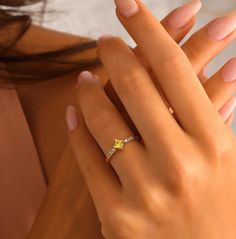 Product Details Yellow Topaz Ring , Diamond&Zircon stones with 8K,14K,Silver and Bronze ring options 💎 Materials: 14K Gold, 8K Gold , Silver , Bronze  💎 Metal Color: Gold , Rose  Gold , White Gold  💎 Gemstone Color: Yellow 💎 Style: Minimalist Made with 100% Pure Love! ❤️  Product Description This  "Yellow Topaz Ring "  is more than just a piece of jewelry. It concretizes elegance and timeless beauty..We produce our jewelry in the most perfect way for you.This exquisite ring serves as an idea Yellow Topaz Ring, Topas Ring, Wedding Ring Vintage, Women Wedding Ring, Gold Ring Diamond, Yellow Style, Handmade Jewelry Ring, Bronze Ring, Bronze Metal