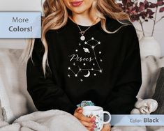 More zodiac themed shirts in our shop!  https://www.etsy.com/shop/GoseStudio?section_id=41253861 Also available as a tshirt in the link above! Pisces Sweatshirt, Zodiac Sign Sweater, Astrology Shirt, Gift for Astrology Lover, Zodiac Sign Gift, Pisces Birthday Gift, Horoscope Sweater, Gifts for Women, Men Shirt, Ladies Shirts, Women Shirts, Best Friend Gift, Cute Tshirts, Tee Shirts PRINT AND COLORS _ Please Check All Photos for Details  * *Due to monitor differences, actual colors may vary slightly from what appears online** Please reach out to us if you have an issue with your shirt and we will work with our print provider to correct any issues.  Our goal is to make sure our customers are happy with our products. SIZING __ This is a UNISEX sweatshirt, please refer to the size guide in the Pisces Birthday, Themed Shirts, Salem Witch Trials, Salem Massachusetts, Witch Trials, Salem Witch, Ladies Shirts, Tee Shirt Print, Cute Tshirts