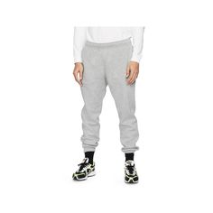 These Nike men's pants combine classic style with the soft comfort of fleece. Brushed-back fleece fabric feels soft and smooth Elastic waistband with an adjustable drawcord lets you personalize the fit Elastic at the cuffs lets you show off your kicks 2-pocketFABRIC & CARE Cotton, polyester Machine wash Imported Size: XL. Color: Grey. Gender: male. Age Group: adult. Sweatpants With Hip Pockets For Loungewear, Loungewear Sweatpants With Hip Pockets, Fleece Jogging Pants With Comfort Waistband, Fleece Pants With Comfort Waistband For Jogging, Relaxed Fit Solid Color Sweatpants With Hip Pockets, Classic Sweatpants With Elastic Waistband For Loungewear, Nike Joggers With Comfort Waistband For Leisure, Nike Fleece Sweats With Comfort Waistband, Nike Winter Sweatpants