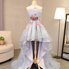 Flower Party Dress, Blue Tulle, School Dresses, Fancy Dresses, A Dress, Look Cool, Dresses Long, Princess Dress, Pretty Dresses