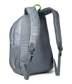 The primary materials that compose this product contain a minimum of 20 percent recycled content..The adidas® Foundation 6 Backpack looks stylish and offers enhanced space to carry essentials when heading out..Recycled polyester construction..Zippered closure..Top handle and two adjustable shoulder straps..Three zippered exterior pockets..Zippered interior pocket..Two exterior pockets..Interior pocket..Branding detail on the exterior..Recycled polyester lining..Imported..Measurements: Bottom Width: 12 1/2 in Middle Width: 12 in Top Width: 8 3/4 in Depth: 7 in Height: 19 1/4 in Strap Length: 33 1/2 in Strap Drop: 15 in Handle Length: 8 in Handle Drop: 3 1/4 in Weight: 8 oz Adidas Logo Nylon Bags For Outdoor Activities, Adidas Nylon Travel Bag, Sporty Nylon Adidas Backpack, Adidas Bags For Outdoor, Functional Adidas Backpack, Functional Adidas Logo Backpack, Casual Adidas Backpack With Logo, Adidas Logo Backpack For Outdoor Activities, Sporty Adidas Backpack For Outdoor Activities