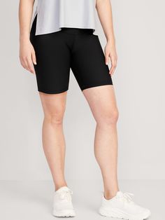 Power up your workout with our PowerSoft bike shorts -- light compression meets a ridiculously smooth, peachy-soft feel.  Elasticized compression waistband provides reliable comfort & support after your pregnancy, with breathable, lightweight mesh at front.  Soft, breathable light compression fabric holds you in and lets you vent.  Four-way super stretch for ultimate movement.  Go-Dry moisture-wicking technology keeps you dry & comfortable.  Flat-lock seams prevent chafing.  Gusseted for ease of Maternity Activewear, Postpartum Support, Old Navy Maternity, Compression Fabric, Womens Maternity, Bottom Clothes, Biker Shorts, Bike Shorts, Postpartum