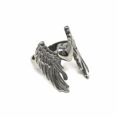 Devotion Ring – HeavenSent Angel Accessories, Wings Ring, Instagram Ring, Pinterest Wardrobe, Detailed Jewelry, Funky Jewelry, The Hand, Jewelry Inspo, Dream Jewelry