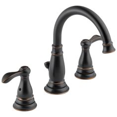 Oiled Bronze Bathroom Fixtures, Oiled Bronze Bathroom, Oil Rubbed Bronze Bathroom Fixtures, Bronze Bathroom Fixtures, Oil Rubbed Bronze Faucet, Bronze Bathroom, Delta Faucets, Widespread Bathroom Faucet, Bathroom Faucet