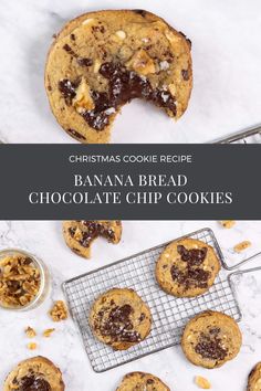 Banana Bread Chocolate Chip Cookies