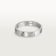 CRB4085100 - LOVE wedding band - White gold - Cartier Cartier Band, Cartier Wedding Bands, Cartier Love Wedding Band, Cartier Love Ring, Bracelet Love, White Gold Wedding Bands, Cartier Love, White Gold Band, Love Wedding