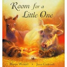 the cover of room for a little one with two cows and an animal laying down