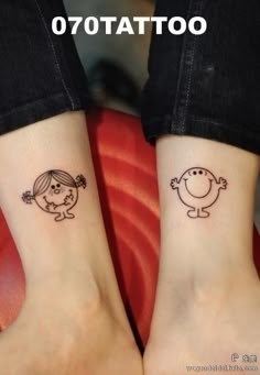 Mrs Tattoo, Couple Tattoos Love, Single Line Tattoo, Couples Tattoo Designs, Matching Couple Tattoos, Friendship Tattoos, Tattoos Skull, Matching Tattoo