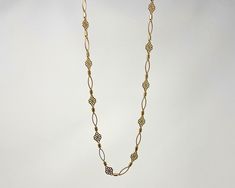 Long Gold Chain Necklace - One of our Best Sellers! Lightweight and Perfect for every day. This 36" necklace with lobster clasp is sure to be a go-to whether you layer up or wear it solo. Matte Gold Plated over brass for a warm golden finish that has a subtle glow. Looks great layered with our Double Lariat Spike Necklace Resists Tarnishing Handcrafted in Florida Due to the handcrafted nature of our product, all items will vary slightly Spike Necklace, Long Chain Necklace, Jacksonville Florida, Gold Chain Necklace, Long Chain, Gold Plated Chains, Matte Gold, Gold Chain, Chains Necklace