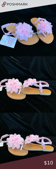 NEW flower sandals (size 7 &9) Girls sandals, pretty and fun flower design, adjustable Velcro closure, non slip sole, so super cute. NEW with tags and in excellent condition. Swiggles Shoes Sandals & Flip Flops Adjustable Synthetic Jelly Sandals For Spring, Cute Adjustable Jelly Sandals For Spring, Adjustable Flower Sandals For Spring, Cute Adjustable Synthetic Sandals, Trendy Flower-shaped Sandals For Summer, Cute Adjustable Sandals For Spring, Cute Adjustable Spring Sandals, Spring Beach Jelly Sandals, Summer Flower-shaped Synthetic Flip Flops