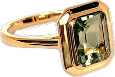 Gold Jewelry With Rectangular Polished Stone, Gold Jewelry With Polished Finish And Rectangular Stone, Modern Gold Jewelry With Bezel Setting, Modern Yellow Gold Jewelry With Asscher Cut, Modern Emerald Cut May Birthstone Jewelry, Modern Formal Emerald Jewelry, Modern Green Emerald-cut Jewelry, Modern Rectangular May Birthstone Jewelry, Modern Jewelry With Rectangular May Birthstone