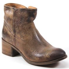 PRICES MAY VARY. pull- on, genuine leather, padded insole, true to size, stacked heel Thick Stitching, Walnut Grove, Short Ankle Boots, Western Ankle Boots, Western Booties, Western Leather, Boots Women Fashion, Leather Pulls, Mid Heel