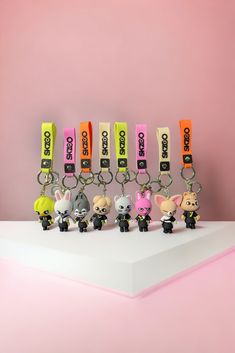 Beautiful skzoo keychain, perfect for car keys, book bag, purse etc..  size skzoo itself L-7.5 cm - W- 5 cm,  skzoo ribbon L-9.5 cm - W- 2 cm. Trendy White Keychain With Key Leash, Kpop Charms, Skzoo Keychain, Christmas Ideas Gifts, Things I Need To Buy, Straykids Hyunjin Photoshoot, Kawaii Accessories, Kpop Merch, Cute Keychain