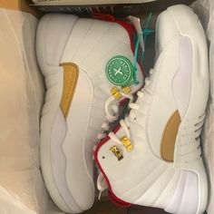 Brand New With Box. White Nike Jordan High-top Shoes, White High-top Nike Jordan Shoes, Nike White Lace-up Jordan Shoes, White Lace-up Nike Jordan Shoes, Nike Jordan Shoes White With Boost Midsole, Nike Jordan White Leather Shoes, Nike Sb Alleyoop, Jordan 3 Black Cement, Nike Sb Shoes