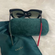 Gorgeous Gucci Sunglasses Brand New, With Case And Silk Gucci Bag Two-Tone, Classic Red, And Green With Bee Detailing. Designer Red Gucci Sunglasses, Gucci Casual Green Sunglasses, Casual Green Gucci Sunglasses, Gucci Luxury Multicolor Sunglasses, Gucci Multicolor Sunglasses, Elegant Multicolor Sunglasses With Tinted Lenses, Designer Multicolor Tinted Sunglasses, Elegant Multicolor Tinted Sunglasses, Gucci Bee