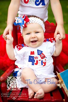 My 1st Fourth of July Shirt from The Couture Baby Baby's First 4th Of July, Cute Red Tops For First Birthday, Diy Fourth Of July Shirt, Cute Red Top For First Birthday, Fourth Of July Kids Shirts Diy, First Fourth Of July Baby Boy, Fourth Of July Baby Outfit, Pregnant 4th Of July Outfit, July Pictures