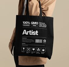 ✨Welcome to the clothing line designed for artists  🎨 Why You'll Love This Bag: Thoughtful Design: The 'Artist Ingredients' print resonates with every artist's journey and the essential ingredients that fuel their creativity. Versatile & Spacious: Perfectly sized to fit your art supplies, sketchbooks, and even daily essentials. A must-have for art classes, workshops, or a day out. Cover all your grab and go needs with these long handle tote bags while being eco-conscious. These tote bags feature reinforced stitching on handles for more stability. Your unique designs will stand out on these 100% cotton fabric tote bags.  - Reinforced stitching on handles - Large printable area for front & back - Capacity 10 litres - 100% cotton - 3 - 5  oz/yard², 100 - 170  g/m² 🌿 THANKS FOR LOOKING 🌿 Fo Artistic Graphic Print Art Gift, Artistic Graphic Print Art As Gift, Cool Tote Bag Design, Eco Bag Design, Creative Tote Bag, Branded Tote Bags, Artist Bag, Classic Tote Bag, Drawing Bag