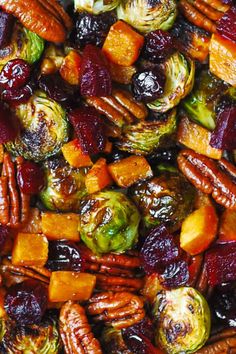 brussels sprouts, brussel sprouts and carrots with pecans