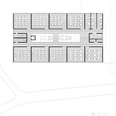 the plan for an office building with multiple floors and two parking spaces on each floor