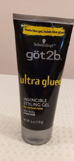 Styling Hair Gel Got2b Ultra Glued Invincible Styling 6 oz. Highlights • NO JOKE HOLD: Non-sticky, no-flake formula for crazy holds • GO ALL NIGHT: But once the fun is over, easily "un-glue" with a little shampoo • USE FOR: vertical hair styles • HOW TO USE: Use on damp or try hair. Squeeze a small amount into palms and distribute evenly throughout hair • This Got2b gel’s hold is no joke Got To Be Glued Hair Gel, Got 2b Glued, Got2b Gel, Basketball Things, Styling Hair, Styling Gel, Hair Gel, Christmas Wishlist, How To Use