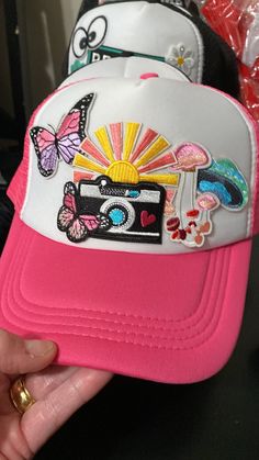 Hot Pink trucker boho hippie trucker hats Beautiful are 4ever Summer Festival Trucker Snapback Hat, Summer Festival Trucker Hats, Summer Festival Snapback Cap, Summer Festival Snapback Hat, Fun Pink Hat For Music Festival, Trendy Pink Hats For Music Festival, Pink Summer Hats For Music Festival, Cute Festival Hats One Size Fits Most, Cute Pink Festival Hat