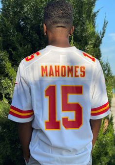 Patrick Mahomes Nike Kansas City Chiefs White Road Game Football Jersey - 17320242 White Jersey With Letter Print For Fan Gear, Throwback Jersey With Team Name For Sports Events, Throwback Sports Jersey With Team Name, Varsity Jersey With Team Name For Sports, Varsity Sports Jersey With Team Name, White Team Spirit Jersey For College, White College Jersey With Team Logo, College White Jersey With Team Logo, White Jersey For College With Team Spirit Style