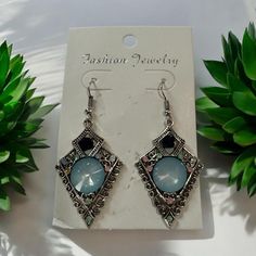 This Item Is A Pair Of Women’s Lightweight Earrings. These Earrings Are Light Blue Boho Styles Earrings. Brand New Never Worn! Trendy Light Blue Jewelry For Party, Trendy Light Blue Party Jewelry, Summer Light Blue Pierced Earrings, Bohemian Blue Earrings For Party, Elegant Blue Summer Earrings, Trendy Blue Dangle Jewelry, Blue Dangle Chandelier Earrings For Summer, Elegant Light Blue Earrings For Summer, Blue Metal Earrings For Summer