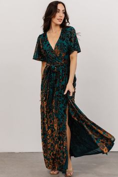 Tulle Maxi Dress, Luxurious Dresses, Velvet Wrap Dress, Baltic Born, Velvet Maxi Dress, Velvet Maxi, Rust Dress, Dress Dusty, Maxi Dress Navy