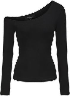 Stretch Long Sleeve One Shoulder Top For Fall, Fall Stretch Long Sleeve One Shoulder Top, Stretch One Shoulder Long Sleeve Top For Fall, Stretch One Shoulder Top With Long Sleeve For Fall, Casual Black One-shoulder Top For Fall, Casual Black One Shoulder Long Sleeve Top, Casual Black One Shoulder Top For Fall, Casual Long Sleeve One Shoulder Top For Fall, Casual One Shoulder Long Sleeve Top For Fall