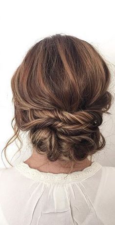 #Beauty #Beautyinthebag Formal Hair, Fishtail Braid, Wedding Hair Inspiration, Low Bun, Short Hairstyle, Wedding Hairstyles For Long Hair, Wedding Hair And Makeup, Hair Envy