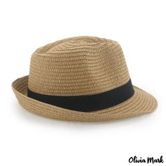 Olivia Mark - One-time molding Panama straw hat casual classic beach paper braided volume brim small bowler hat Bowler Hat, Casual Hat, Olivia Mark, One Time, Straw Hat, Melon, Panama Hat, Panama, Bow Tie