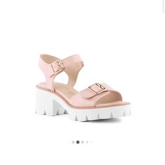 Nwt Sz 7.5 Bc Footwear Blush So Famous Sandal Color: Neutral Pink Blush W/ White Sole 1.5” Heel Block Heel New With Tags Never Worn Adjustable Buckles Neutral Pink, Pink Blush, Women's Shoes Sandals, Blush Pink, Block Heels, Pink White, Shoes Sandals, Blush, Size 7