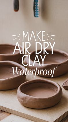 Pottery Easy Ideas Simple, Easy Clay Sculptures Step By Step, Clay For Beginners Ideas, Air Clay Recipe, Easy Clay Pottery Ideas, Air Clay Sculpture Ideas, Homemade Ceramics Diy, Paper Clay Ideas, Clay Recipe Air Dry