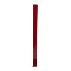 a tall red object on a white background