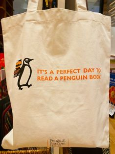 Peng Peng, Handpainted Tote Bags, Penguin Book, Penguin Random House, Penguin Books, A Perfect Day, Penguins, Reading, Sweatshirts