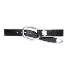 Domino leather belt with silver buckle, tip, mesh and embellishment 2"Width Italian Leather and Hardware Handcrafted and Made In The USA Luxury Leather Belt With Silver-tone Hardware, Luxury Leather Belts With Silver-tone Hardware, Luxury Modern Belts With Silver Buckle, Luxury Modern Belt With Silver Buckle, Luxury Silver Leather Belt, Buckle Bracelet, Hobo Style, Black Snake, Black Leather Belt