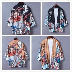 Top Rated Men Japanese Women Kimono Jacket Cardigan Coat Yukata Loose Haori Unisex Casual , Women's Coats, Jackets & Vests Summer Cotton Outerwear With Stand Collar, Casual Patchwork Kimono For Fall, White Casual Cardigan With Kimono Sleeves, Casual White Cardigan With Kimono Sleeves, White Casual Kimono For Winter, Samurai Style Long Sleeve Winter Kimono, Casual Outerwear With Kimono Sleeves And Pockets, Casual Outerwear With Kimono Sleeves, Spring Outerwear With Patchwork And Kimono Sleeves