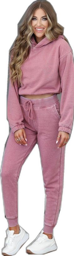 Hoodie And Joggers, Closet Candy Boutique, Women's Loungewear, Fitted Joggers, Style Hoodie, Womens Loungewear, Work From Home, Cropped Hoodie, Get The Look