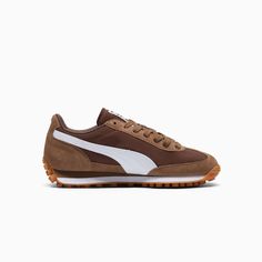 puma-womens-easy-rider-sneaker-shoes-400331-05 Sporty Sneakers With Vulcanized Sole For Jogging, Modern Brown Sneakers For Sports, Sporty Brown Walking Shoes, Dynamic Low-top Puma Running Shoes, Dynamic Low-top Running Shoes With Puma Logo, Low-top Puma Running Shoes In Athleisure Style, Puma Low-top Running Shoes For Athleisure, Low-top Puma Athleisure Running Shoes, Puma Low-top Athleisure Running Shoes