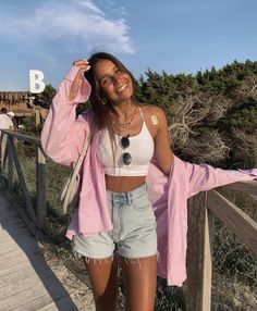 Beachy Outfits, Summer Beach Outfit, Cute Summer Outfits, Komplette Outfits