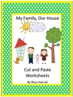 the cover of my family, our house file folder games by rose hascal