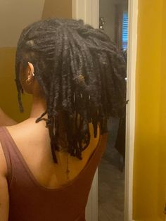 Dreads Styles Black, Mini Locs, Sisterlocks Styles, Locs Styles, Loc Inspiration, Bing Bong, Dreads Styles, Loc Journey